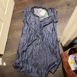 Nwt denim chambray lula roe Stacie